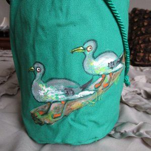 canvas mini duffle stuff bag